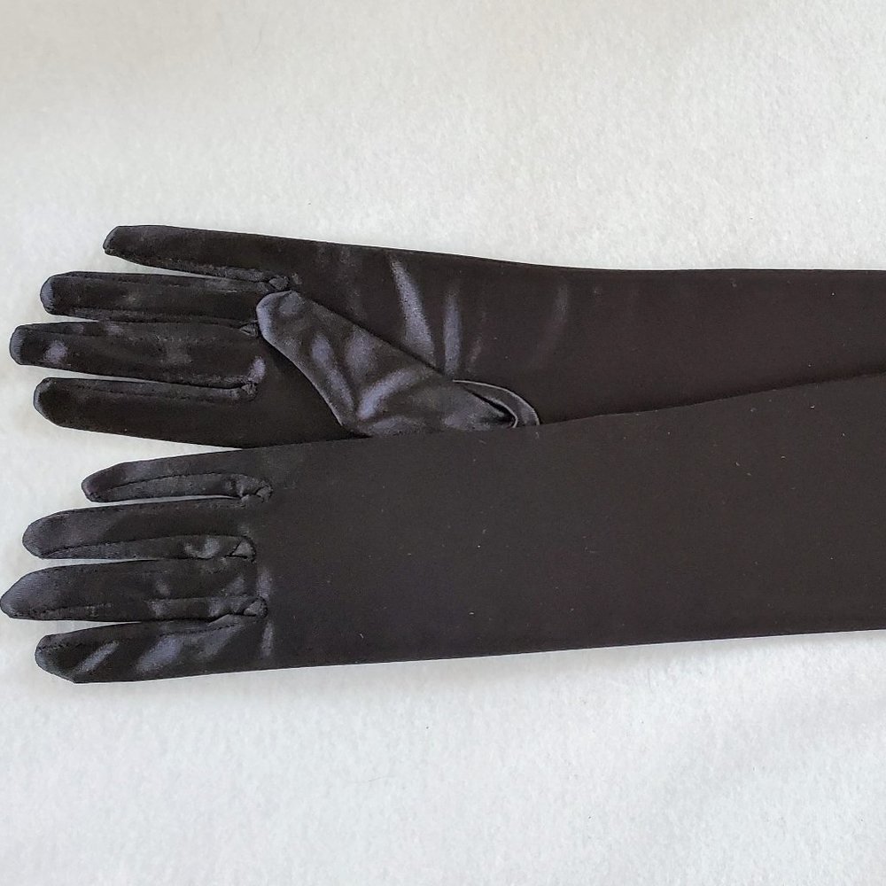 Long Formal Black Gloves